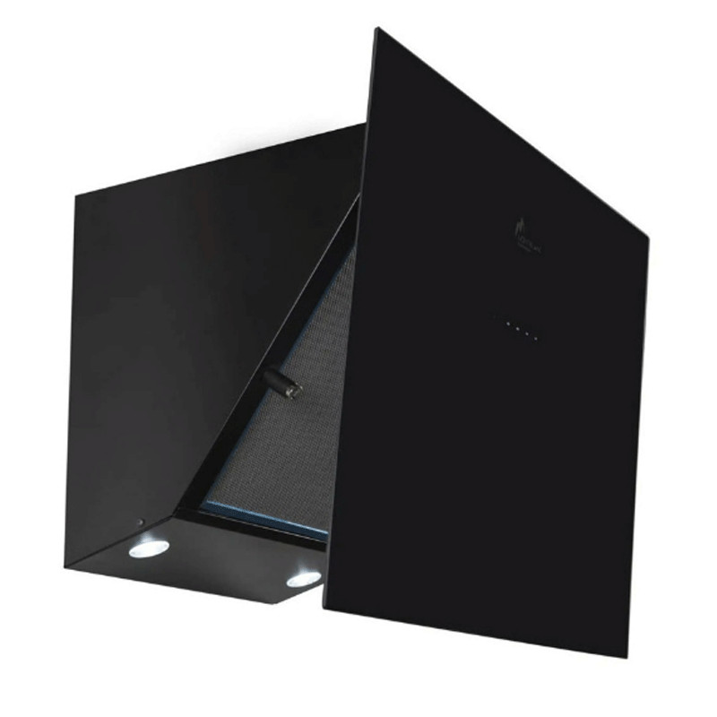 Hotte Décorative Montblanc HMI90DGTBL 90Cm Noir Vitrée en Tunisie