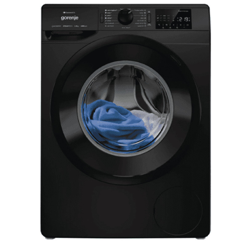 Machine à Laver Frontale Gorenje WPNEI84A1SB 8Kg Smart Inverter Noir en Tunisie