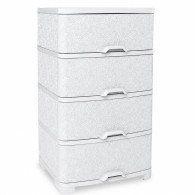 Armoire de Rangement Dentelle Sotufab Blanc