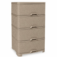 Armoire de Rangement Dentelle Sotufab Doré