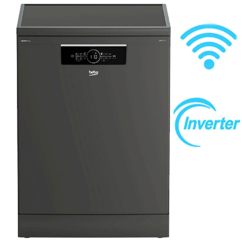 Lave Vaisselle Beko BDFN36640GP Smart Inverter 15 Couverts Gris en Tunisie