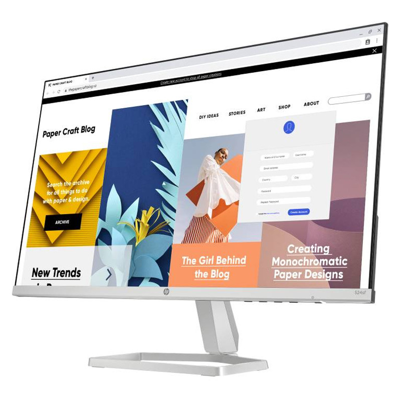 Ecran HP Série 5 Pro 524sf 23.8'' Full HD 100Hz IPS Silver en Tunisie