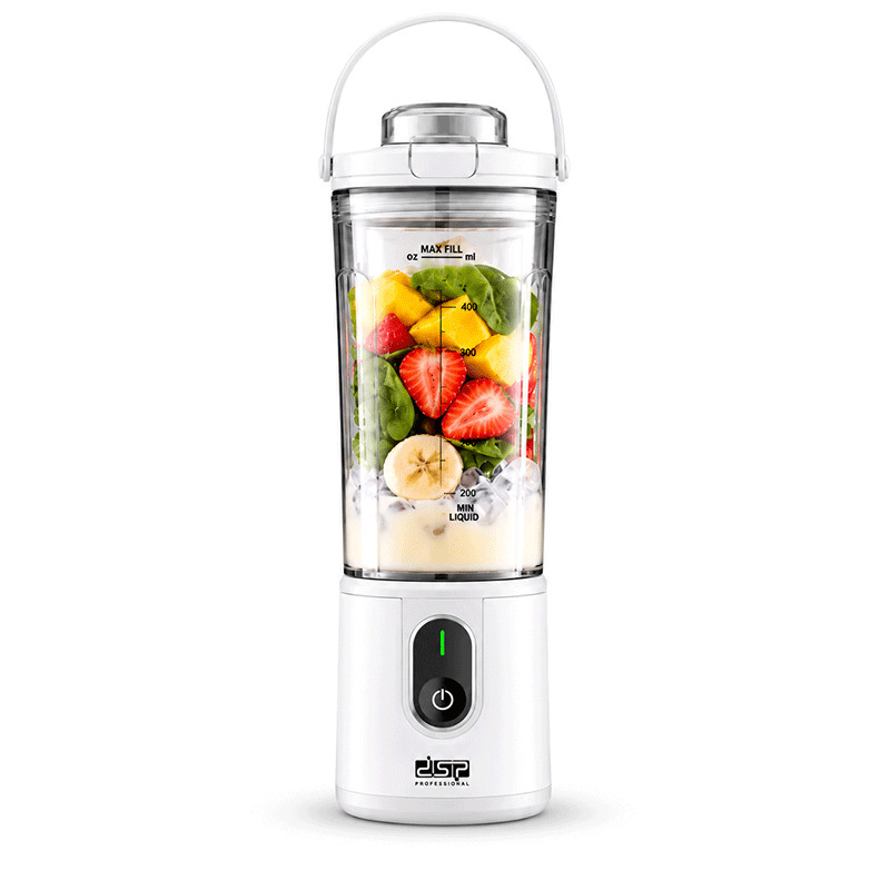 Mini Blender Rechargeable DSP KJ2206 110W 0.4L Blanc en Tunisie