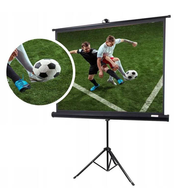 Ecran De Projection Overmax Sur Trépied Pour Projecteur Portable 85" Noir En Tunisie
