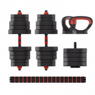 Kit De Musculation Ksix BMANC01N50 50kg Noir En Tunisie