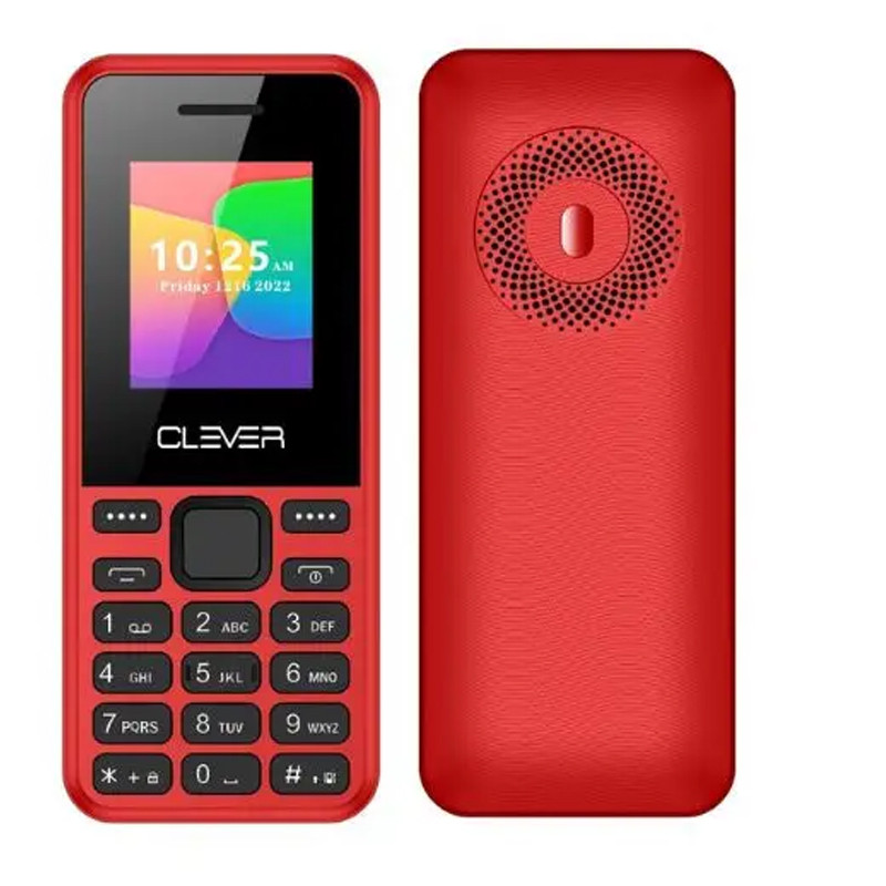 Téléphone Portable Clever C4 Rouge en Tunisie