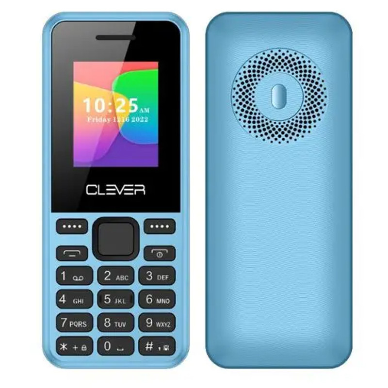 Téléphone Portable Clever C4 Bleu en Tunisie