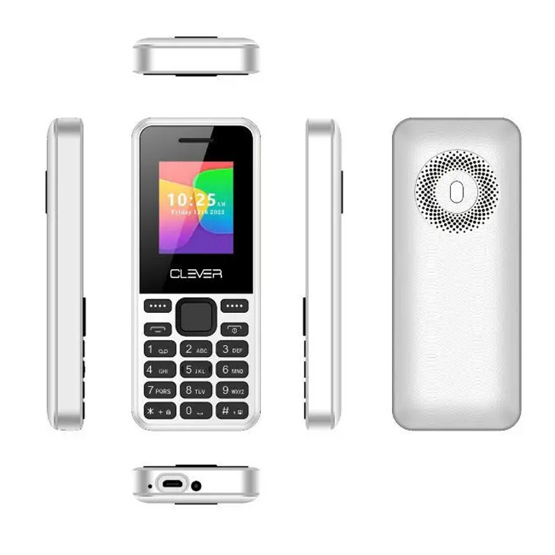 Téléphone Portable Clever C4 Blanc en Tunisie