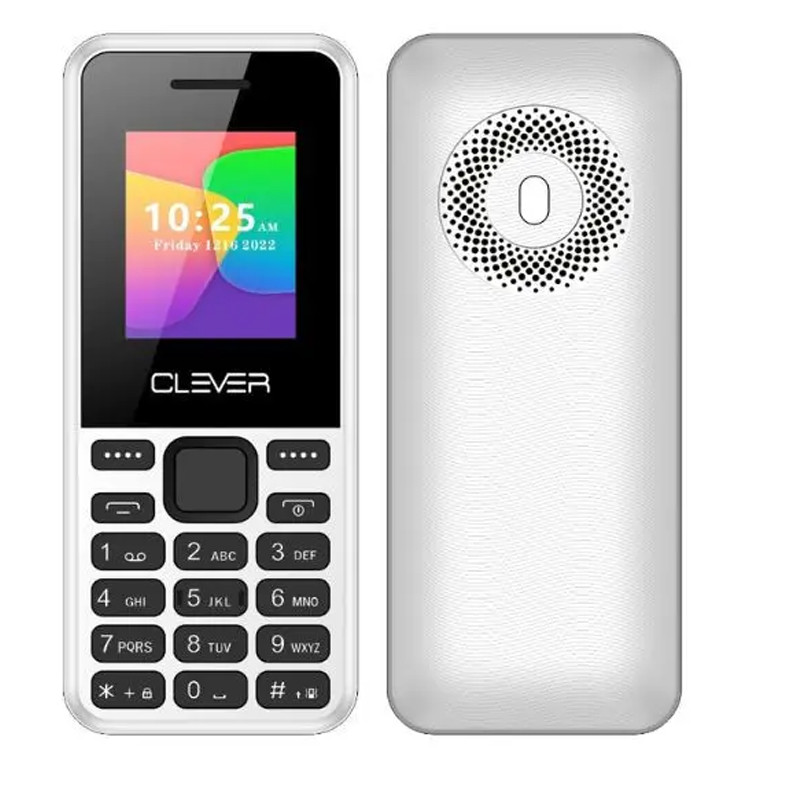 Téléphone Portable Clever C4 Blanc en Tunisie