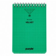 Bloc Note Purple Wiro Velvet 160 Pages Assorties En Tunisie