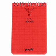 Bloc Note Purple Wiro Velvet 160 Pages Assorties En Tunisie