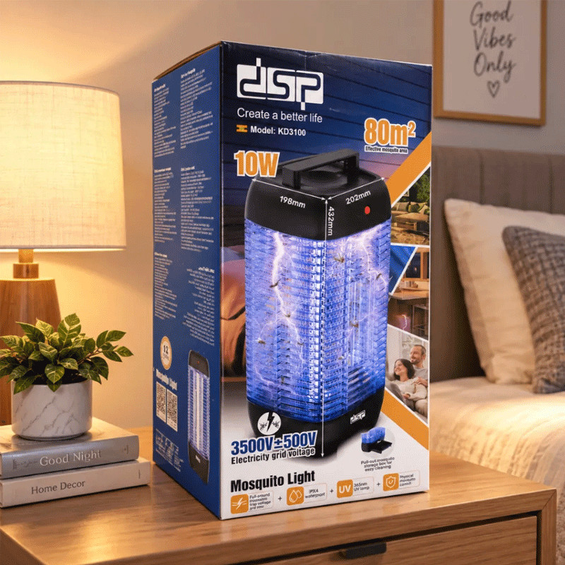 Lampe Anti-Moustiques DSP KD3100 10W Noir en Tunisie