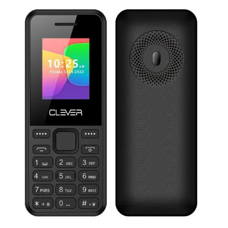 Téléphone Portable Clever C4 Noir en Tunisie