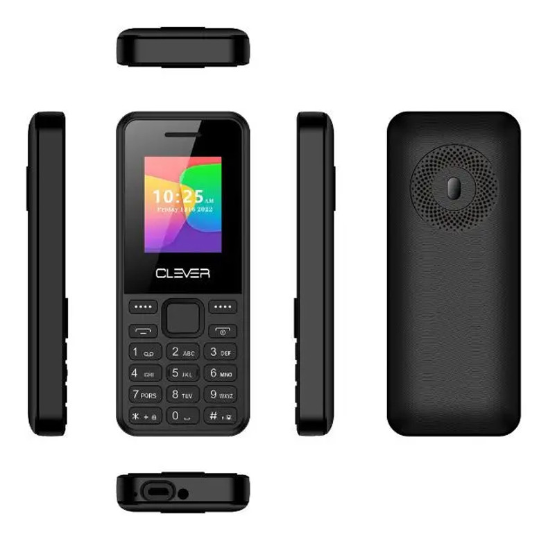 Téléphone Portable Clever C4 Noir en Tunisie