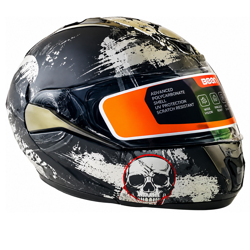 Casque Beon Moto FCG 13 M Noir Et Gris En Tunisie