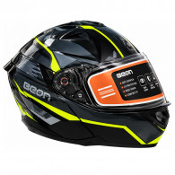 Casque Beon Moto FCG 20 M Noir Et Jaune En Tunisie
