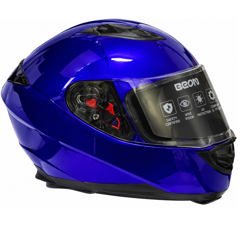 Casque Intégral Moto FCG S Bleu Brillant En Tunisie
