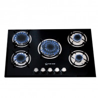 Plaque de Cuisson Encastrable Star One ST-G801 5 Feux 72cm Noir en Tunisie