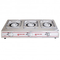 Réchaud à Gaz Star One OM-K07 3 Feux Inox en Tunisie