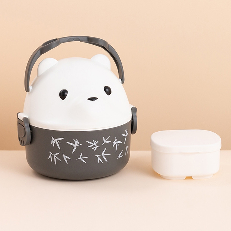 Lunch Box Double Bear Noir & Blanc en Tunisie