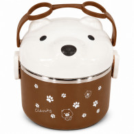 Lunch Box Double Marron