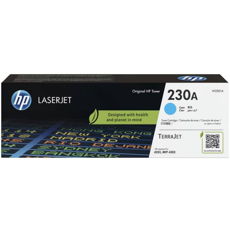 Toner Hp LaserJet 230A Original Cyan En Tunisie