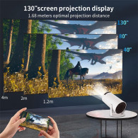 Vidéo Projecteur HY300 UHD Wifi Blanc en Tunisie