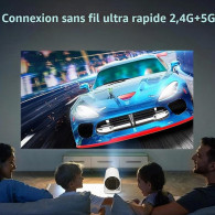 Vidéo Projecteur HY300 UHD Wifi Blanc en Tunisie
