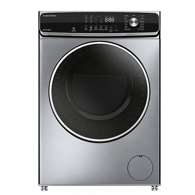 Machine à Laver Frontale Maxwell MAX-WMFL1214DSD-IV 12Kg Silver en Tunisie
