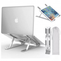 Support pour Pc Portable 17.3" Aluminium Gris en Tunisie