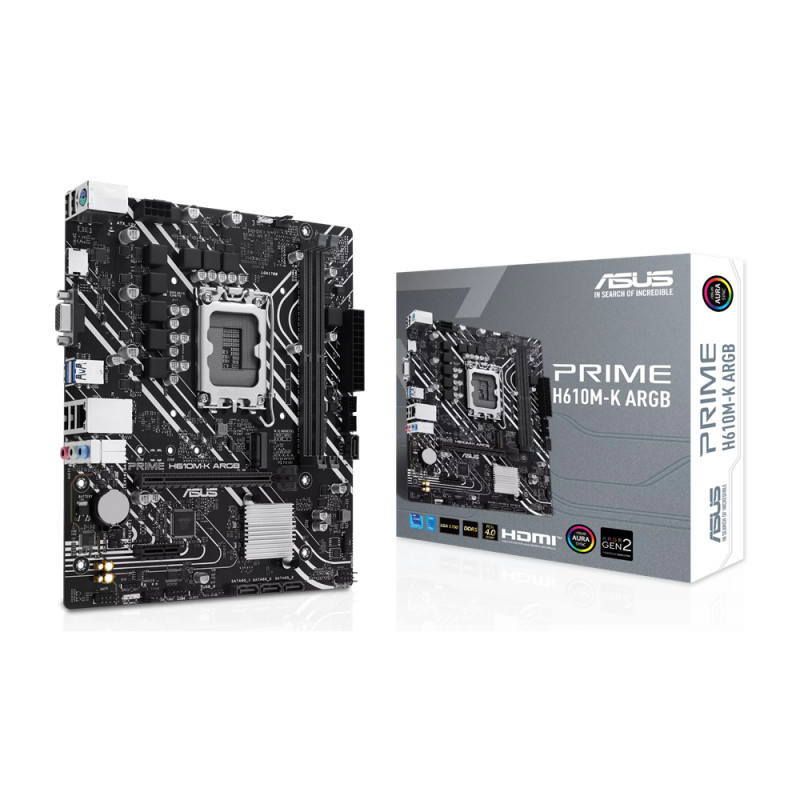 Carte mère micro-ATX ASUS Prime H610M-K DDR4 ARGB en Tunisie