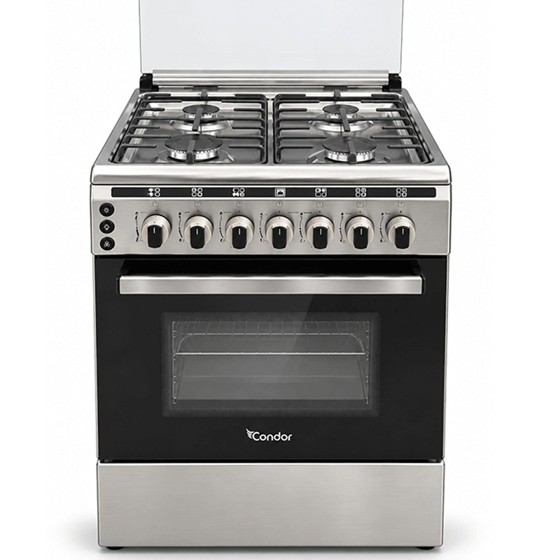Cuisinière à Gaz Condor CC-OG-6440 4 Feux Inox en Tunisie