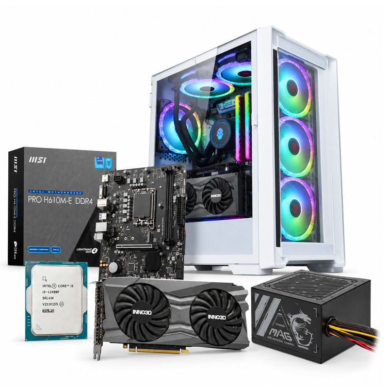 Pc Gamer MAX 526 i5 12Gén 16Go 512Go RTX 3050 8Go en Tunisie