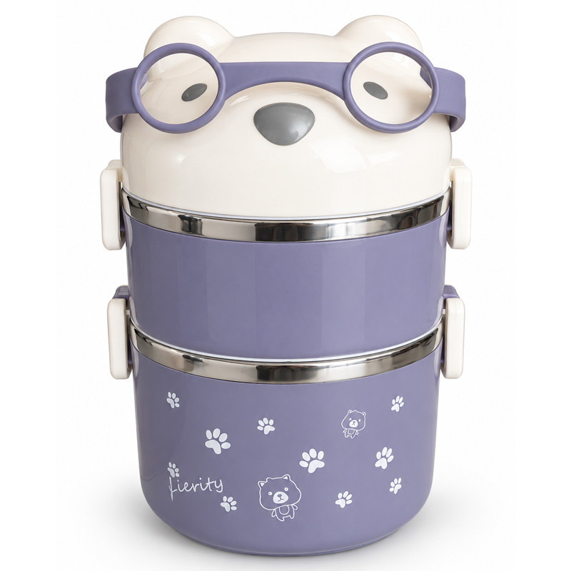 Lunch Box Double Violet En Tunisie