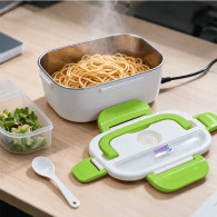 Lunch Box Electrique Chauffante Vert
