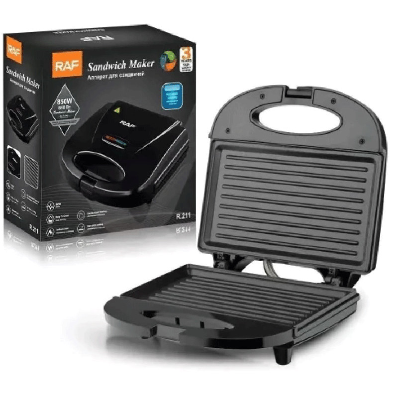 Appareil à Panini Raf R-211 850W Noir en Tunisie