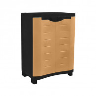 Armoire Sotufab Texas Petit Modele Noir et Marron