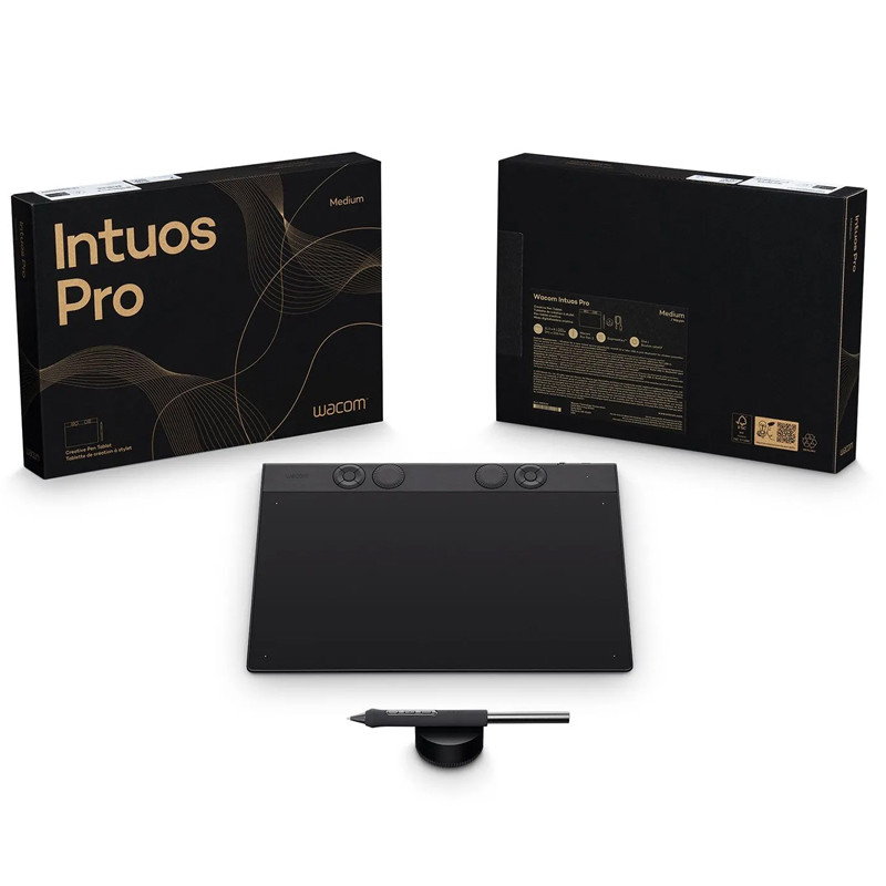 Tablette Graphique Wacom Intuos Pro Medium Noir En Tunisie