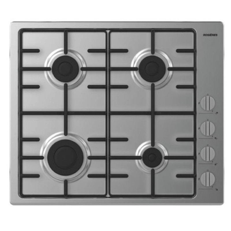 Plaque de Cuisson Encastrable Rosières RDHW6LK3X 4 Feux 60 cm Inox en Tunisie