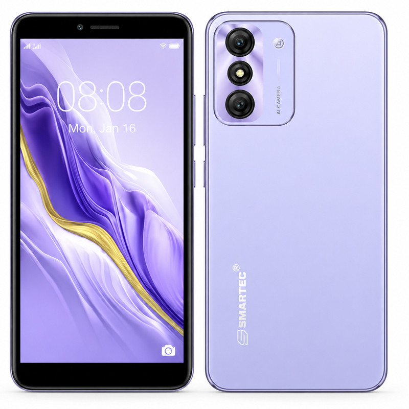 Téléphone Portable Smartec S26 Violet en Tunisie