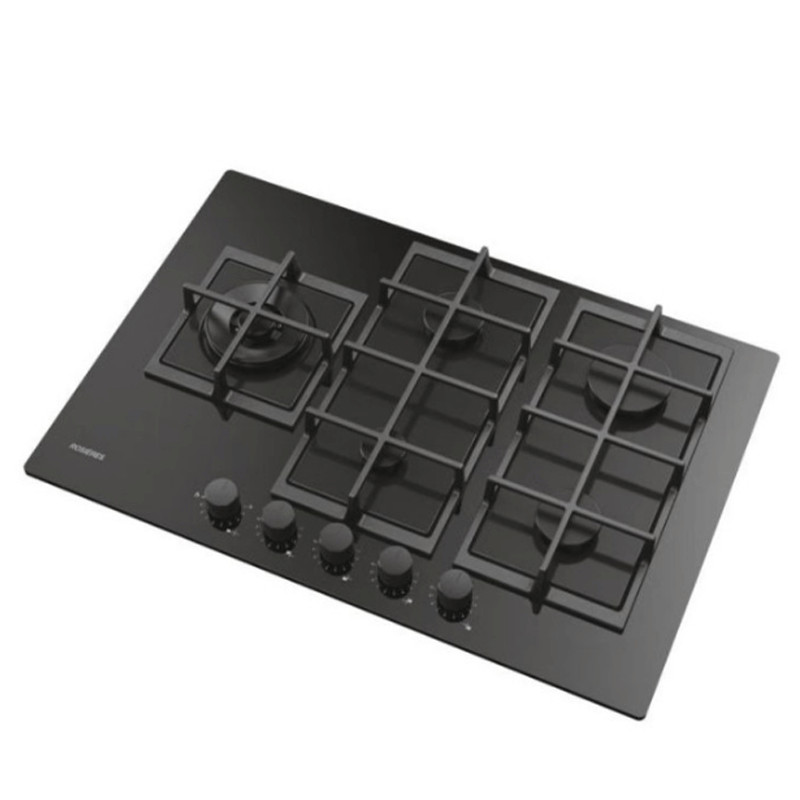 Plaque de Cuisson Encastrable Rosières RVG7WL4WC5B 5 Feux 75 cm Noir en Tunisie