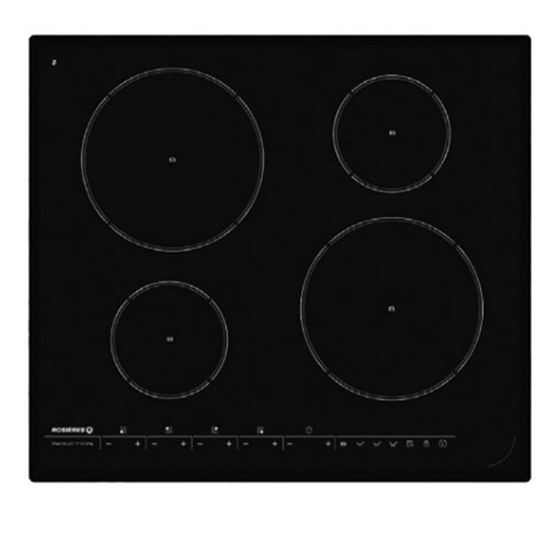 Plaque de Cuisson Encastrable Rosières RPI430 4 Feux 60 cm Noir en Tunisie