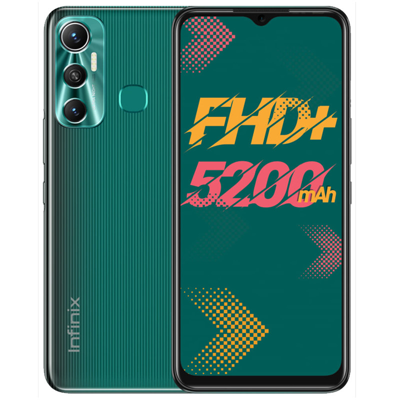 Smartphone Infinix Hot 11S 4Go 64Go Vert en Tunisie