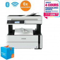 Imprimante Epson EcoTank M3180 Multifonctions Jet D'encre 4en1 Wifi (C11CG93404)