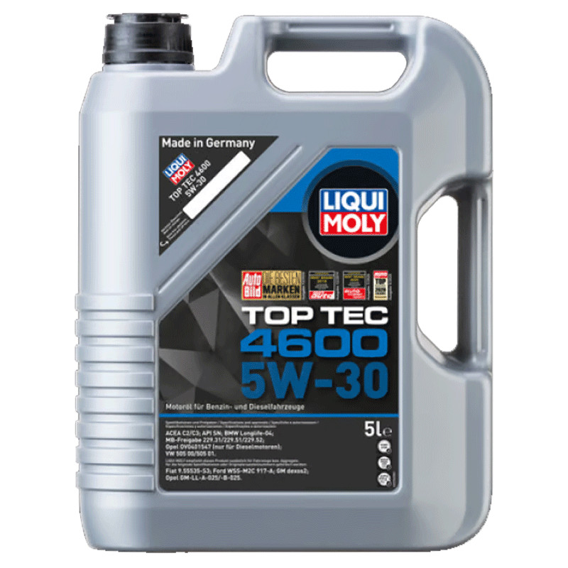 Huile Moteur Liqui Moly TOP TEC 4600 5W30 EN Tunisie