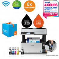 Imprimante Epson EcoTank L6490 Multifonction à Réservoir Intégré A4 Wifi (C11CJ88404)
