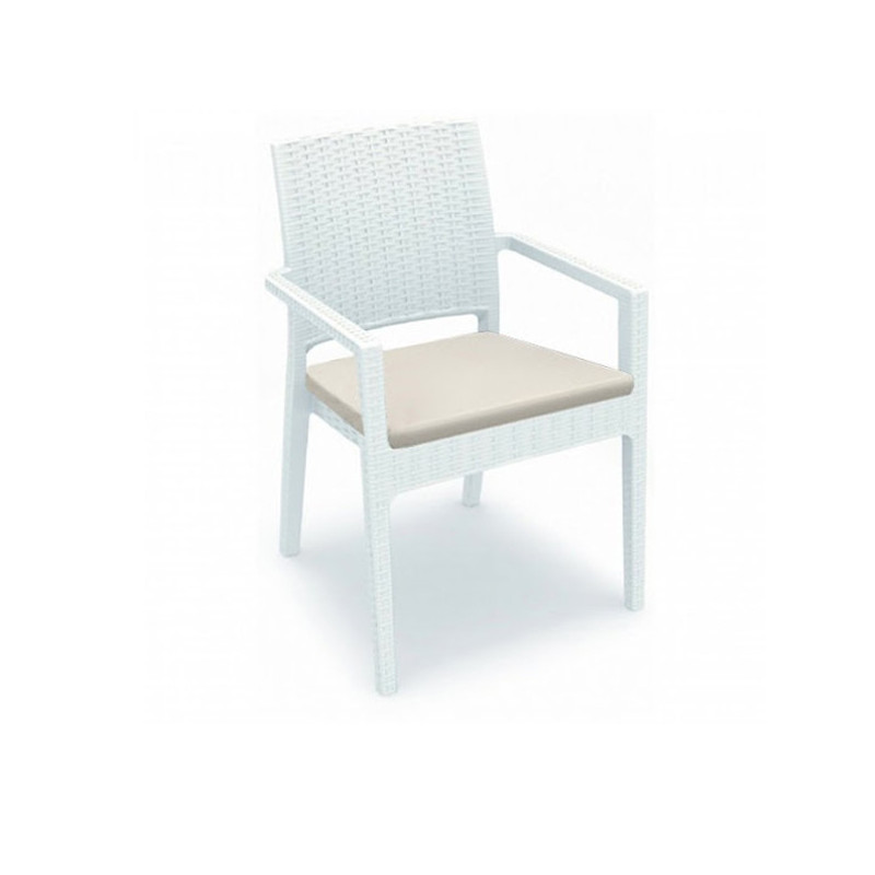 Chaise de Jardin La Marquise couleur blanc
