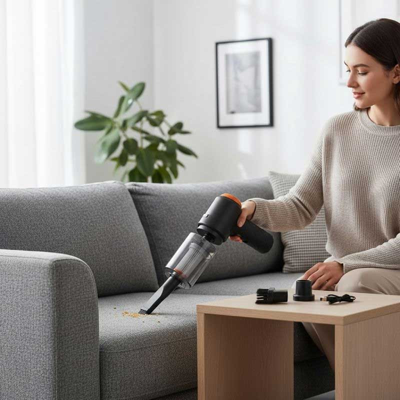 Mini Aspirateur Souffleur YT-M2037 Noir En Tunisie