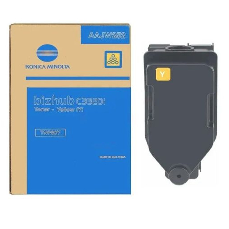 Toner Konica Minolta Bizhub TNP80Y Original Jaune en Tunisie