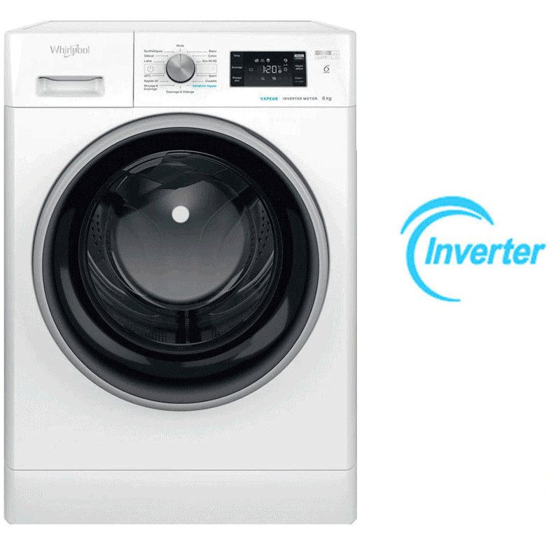 Machine A laver Fontale Whirlpool 9Kg Blanc